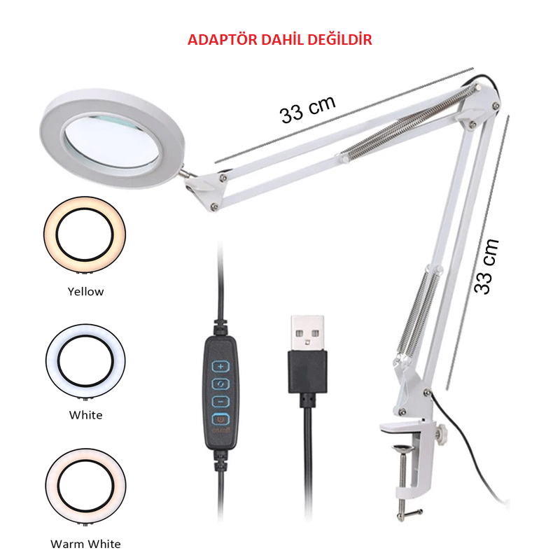 UPX 803L  Akrobat LED 5X Büyüteç