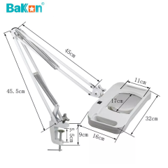 Bakon BK500D-10X LED Akrobat Büyüteç