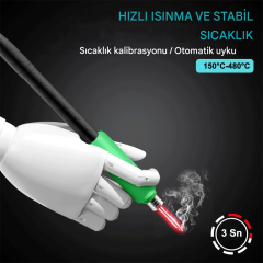 Bakon BK602 Pro Intelligent 2 in 1 Havya İstasyonu