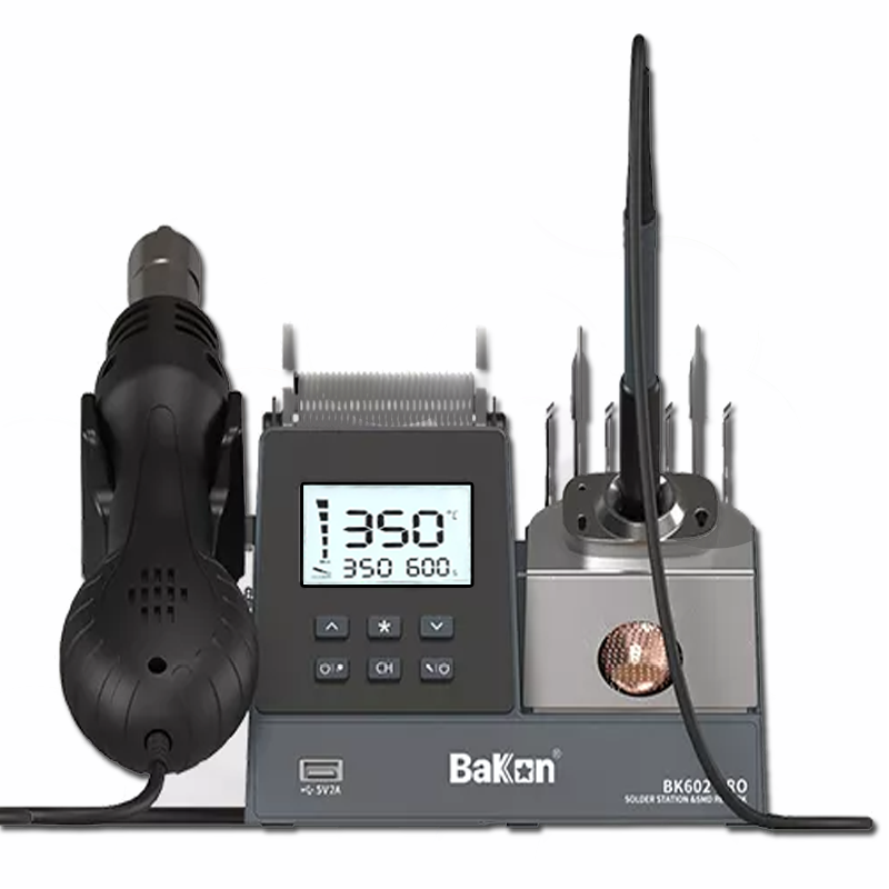 Bakon BK602 Pro Intelligent 2 in 1 Havya İstasyonu